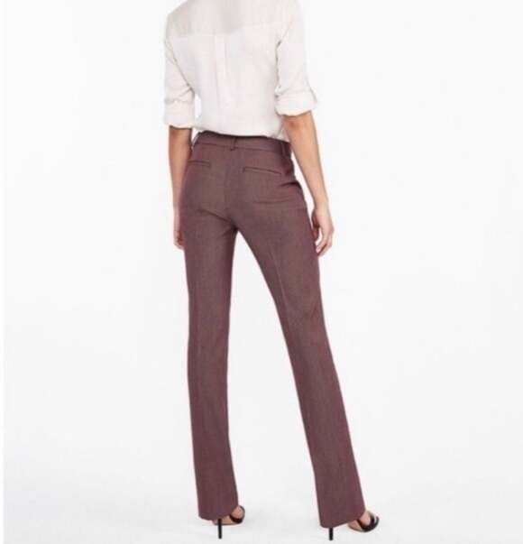 Express Pants - Express Editor Mid-Rise Bootcut Heathered Dress Pants Size 2R